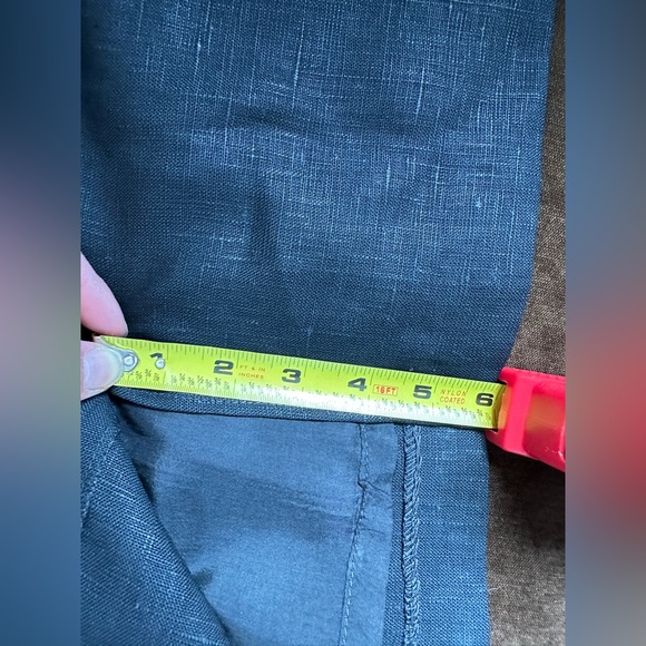 Sake Black 100% Linen Sleeveless Dress Thick Material SZ 10 - Picture 16 of 16